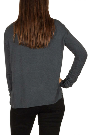 Mo+Saico Ivy μακρυμάνικη μπλούζα γκρι σκούρο