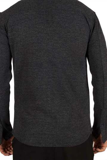 Anerkjendt Dag πουκάμισο ανθρακί μελανζέ με φερμουάρ