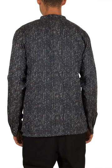 Anerkjendt Kaito ανδρικό Μάο πουκάμισο μπλε