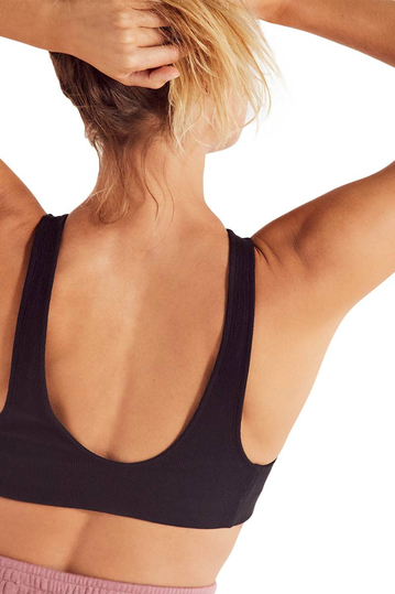 Free People Lua ριπ μπουστάκι μαύρο