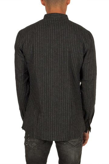 Anerkjendt Chad πουκάμισο σκούρο γκρι μελανζέ