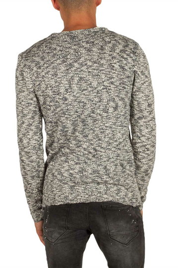 Anerkjendt Egildko πουλόβερ εκρού-μπλε μελανζέ