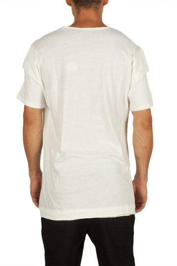 Oyet ανδρικό longline T-shirt εκρού