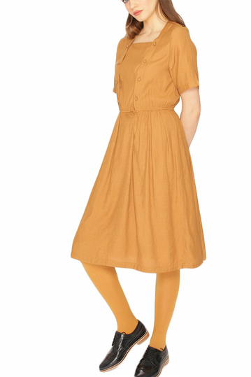 Pepaloves Adara midi dress bronze