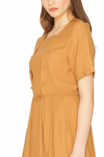 Pepaloves Adara midi dress bronze