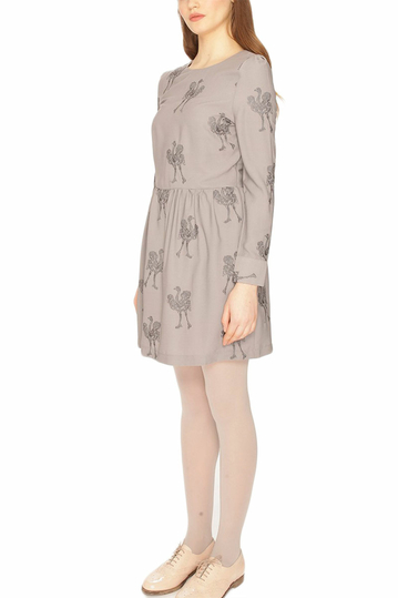 Pepaloves Barbara mini dress grey