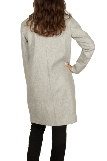 Soft Rebels Lucky ημίπαλτο ανοιχτό γκρι μελανζέ