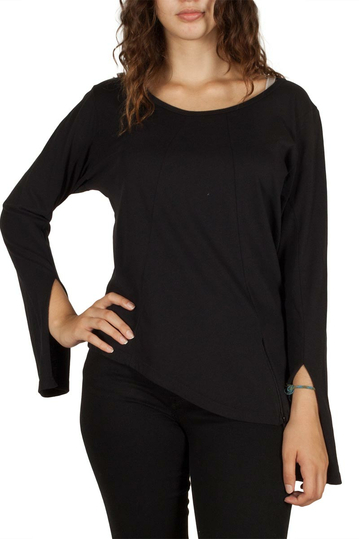 Asymmetrical top black