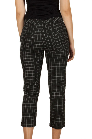 Ryujee Assa plaid pants black