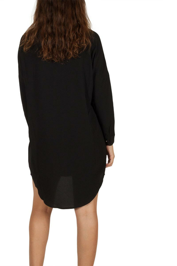 Ryujee Daria shirt φόρεμα μαύρο