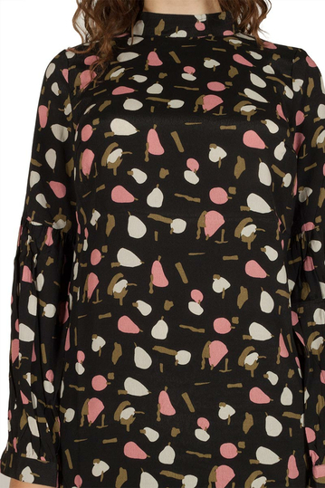 Soft Rebels Get μαύρη μπλούζα με πριντ