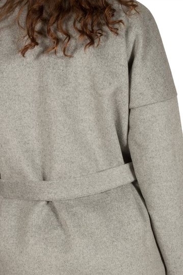 Soft Rebels Week παλτό ανοιχτό γκρι