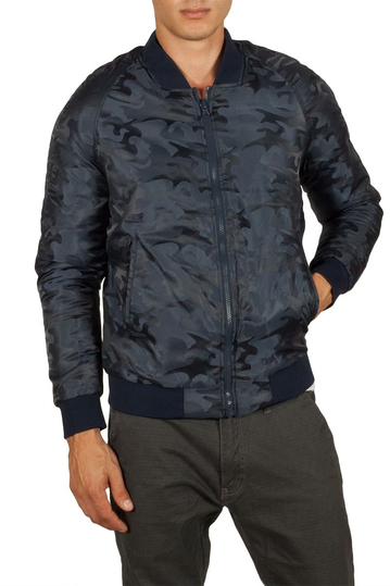 The Nordic Hjalmar reversible bomber camo blue