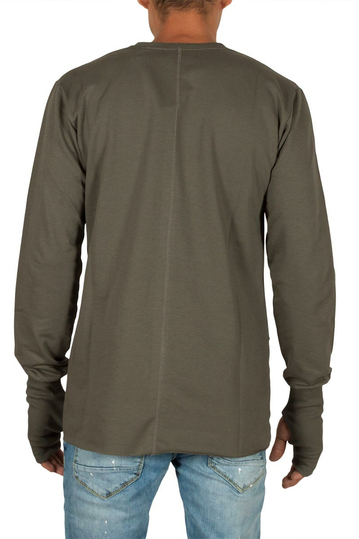 Humanism μακρυμάνικη μπλούζα χακί