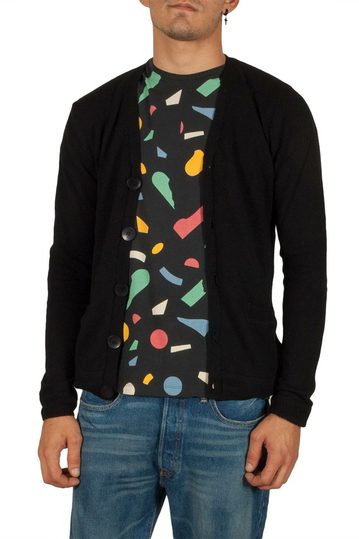 Anerkjendt Talbot πλεκτή ζακέτα μαύρη