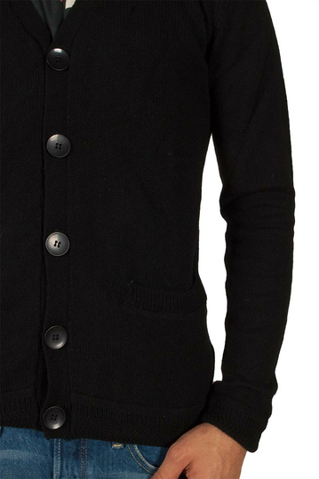 Anerkjendt Talbot πλεκτή ζακέτα μαύρη