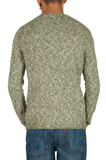Anerkjendt Thorkild πουλόβερ πράσινο-εκρού μελανζέ