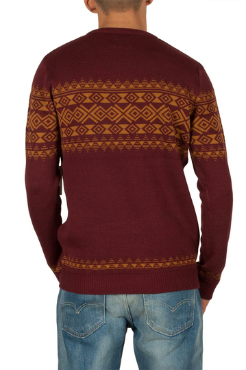 Globe Stash ανδρικό πουλόβερ μπορντό