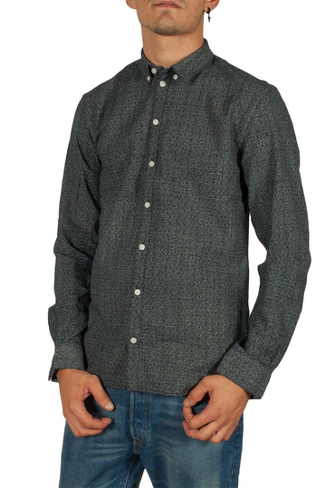 Minimum Miro printed shirt navy