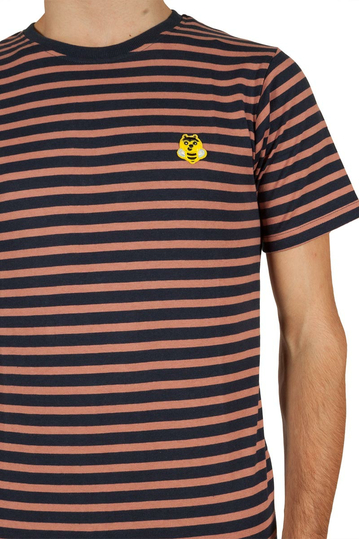 Anerkjendt Malo ανδρικό t-shirt ριγέ σάπιο μήλο-μπλε