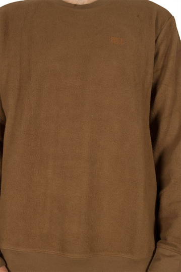 Obey Prospect II ανδρικό φλις φούτερ καφέ