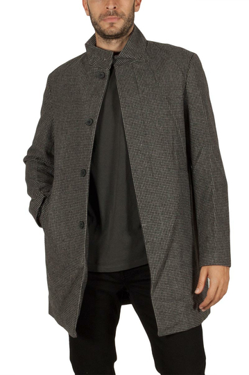 Tokyo Laundry Libertas check coat grey-black