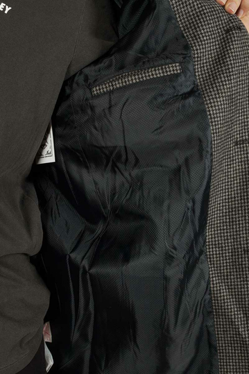 Tokyo Laundry Libertas καρό παλτό γκρι-μαύρο