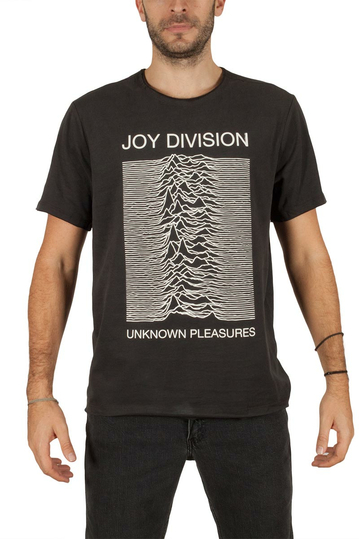 Amplified Joy Division Unknown Pleasures t-shirt charcoal