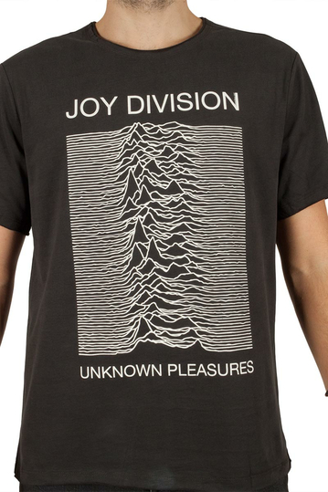 Amplified Joy Division Unknown Pleasures t-shirt ανθρακί