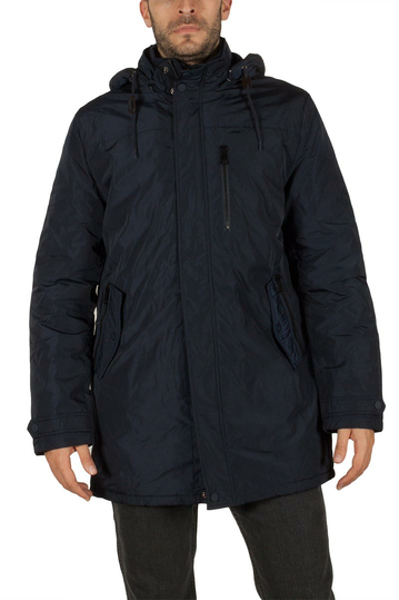 Men's hooded parka navy