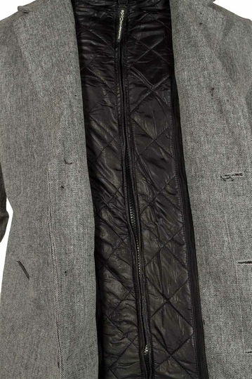 Ανδρικό ημίπαλτο ανοιχτό γκρι