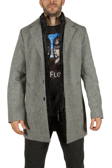 Ανδρικό ημίπαλτο ανοιχτό γκρι