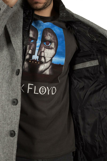 Ανδρικό ημίπαλτο ανοιχτό γκρι