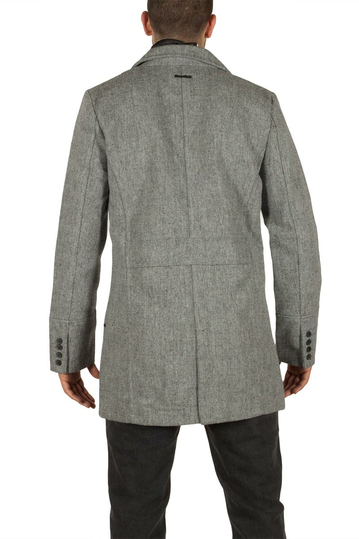 Ανδρικό ημίπαλτο ανοιχτό γκρι