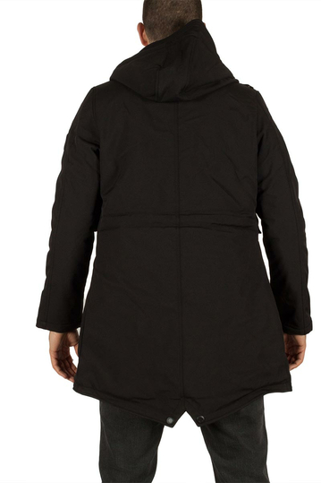 Splendid ανδρικό παρκά μαύρο με κουκούλα