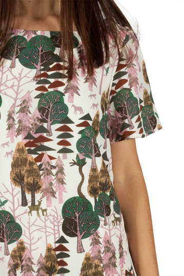 Migle + me Wild Forest μίνι φόρεμα