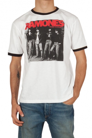 Worn By Ramones T-shirt Rocket to Russia white