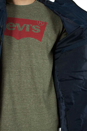 Kangol Bainton φουσκωτό μακρύ μπουφάν navy