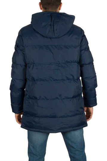 Kangol Bainton φουσκωτό μακρύ μπουφάν navy