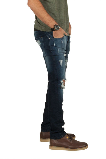 Loyalty & Faith Mold slim fit jeans με σκισίματα