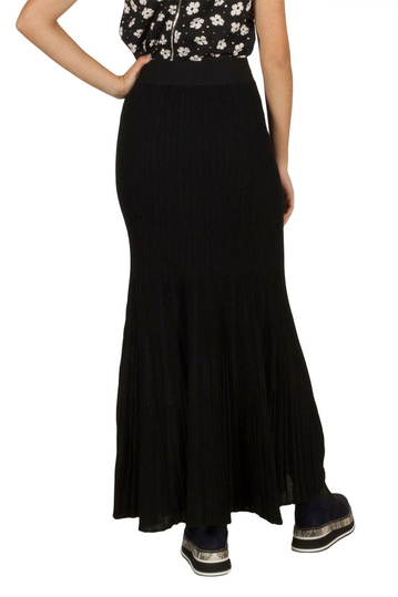 Baraaka Lemonpeal knit mermaid skirt black