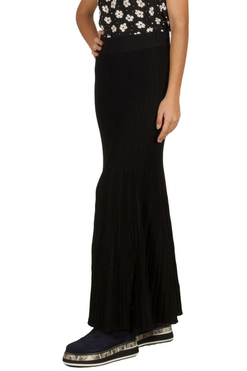 Baraaka Lemonpeal knit mermaid skirt black