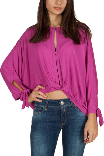 Free People Keepin on tee raspberry color