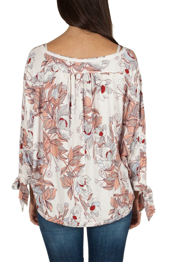 Free People Keepin on εμπριμέ μπλούζα