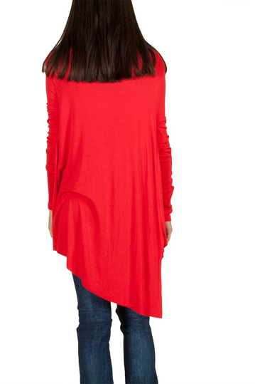 Free People Uptown ζιβάγκο μπλούζα κόκκινη