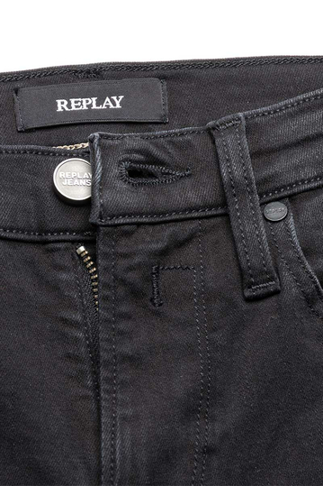 Replay Joi modal denim jeggings black