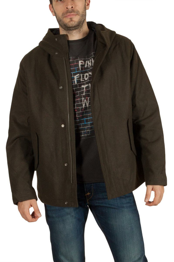 Tokyo Laundry Sylvania ανδρικό τζάκετ καφέ-χακί μελανζέ