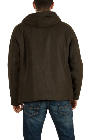 Tokyo Laundry Sylvania ανδρικό τζάκετ καφέ-χακί μελανζέ