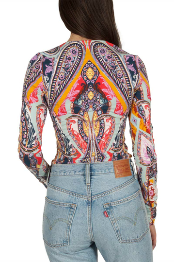 Free People Pick a Place κορμάκι με vintage print