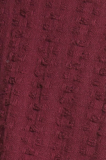 Free People Waking in Hueco μακρυμάνικη μπλούζα μπορντό με ανοιχτή πλάτη